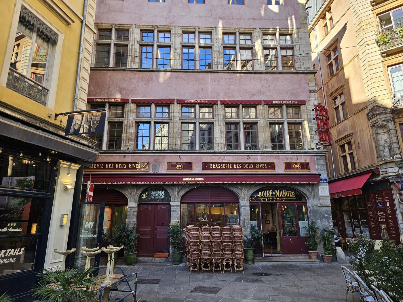 Façade Renaissance de l'hôtel Horace Cardon, 68 rue Mercière à Lyon