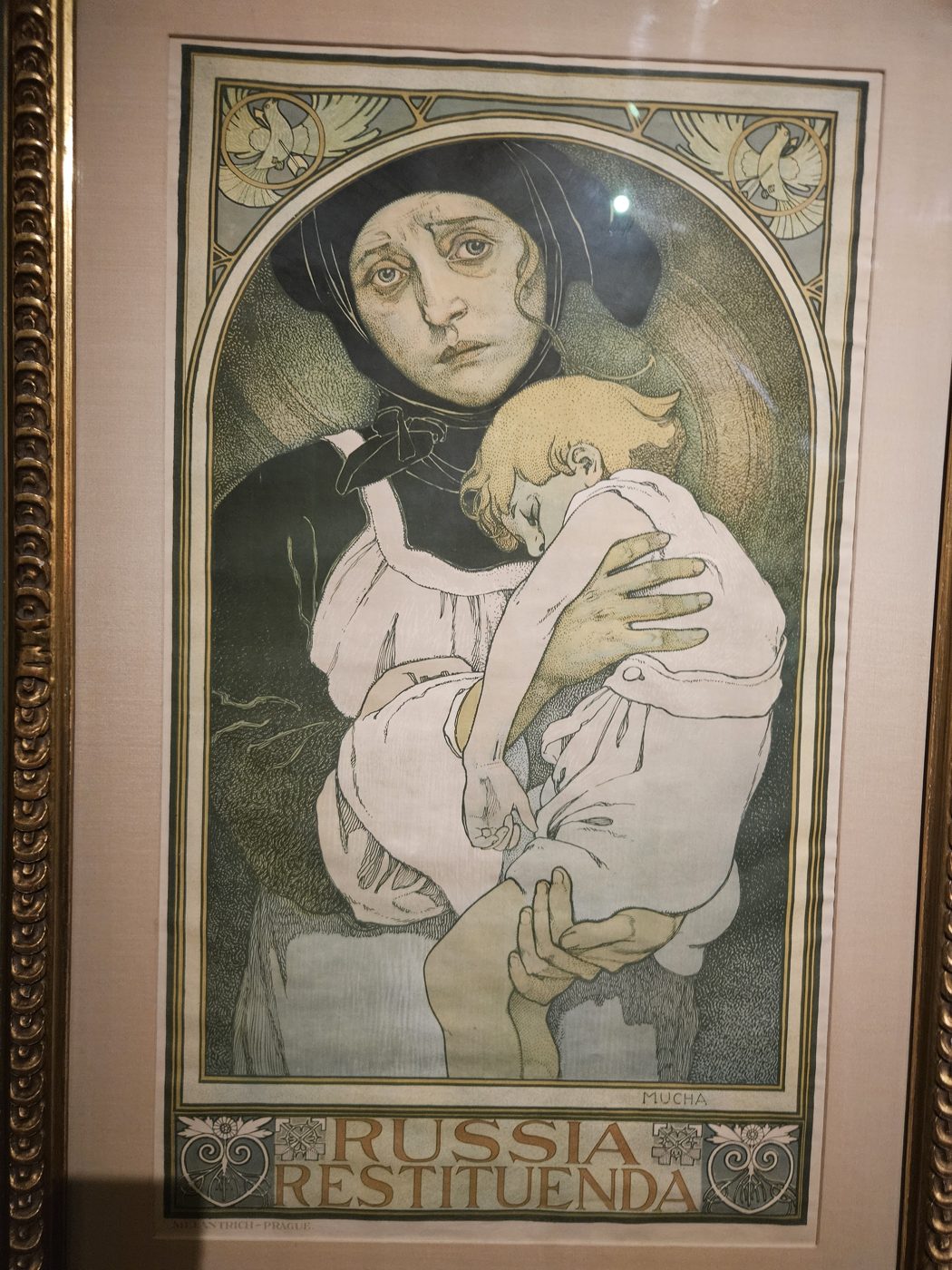 Affiche Russia Restituenda d'Alphonse Mucha, exposition Mucha Lyon